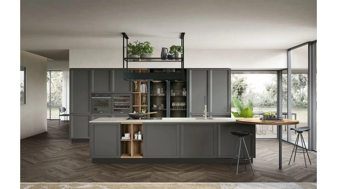 Cucina Classica con isola Bellaria 01 di Forma Cucine