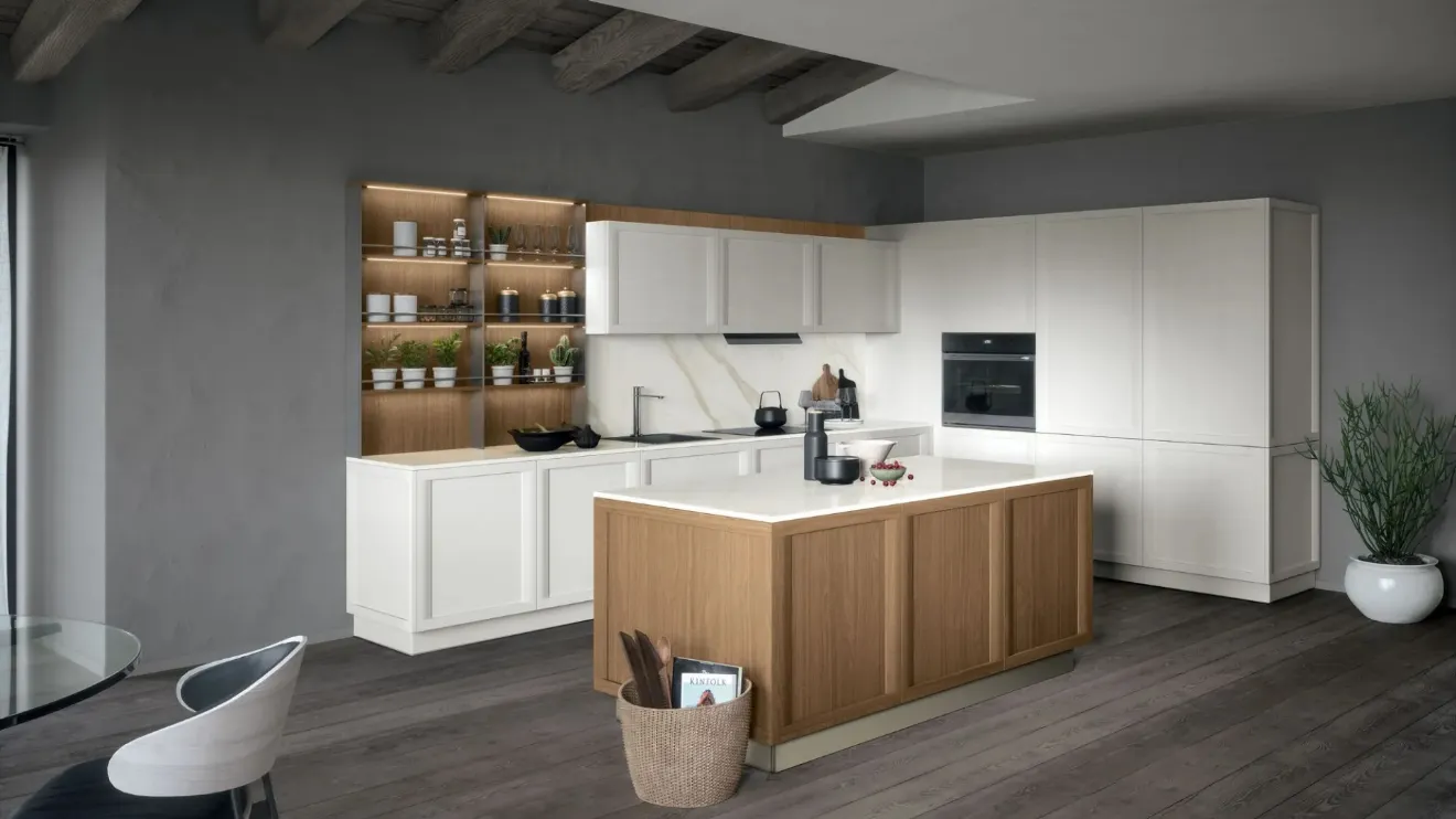 Cucina Classica con isola Bellaria 04 di Forma Cucine