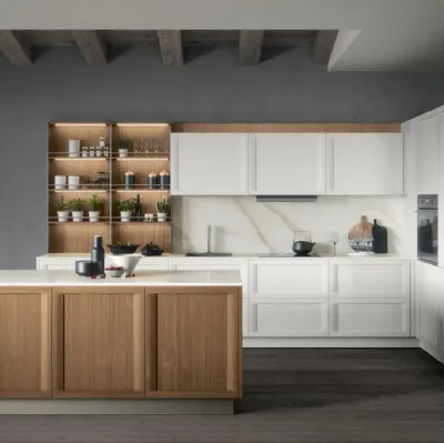 Cucina Classica con isola Bellaria 04 di Forma Cucine