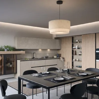 Cucina Moderna ad angolo Trend 30° Gola 02 di Forma Cucine